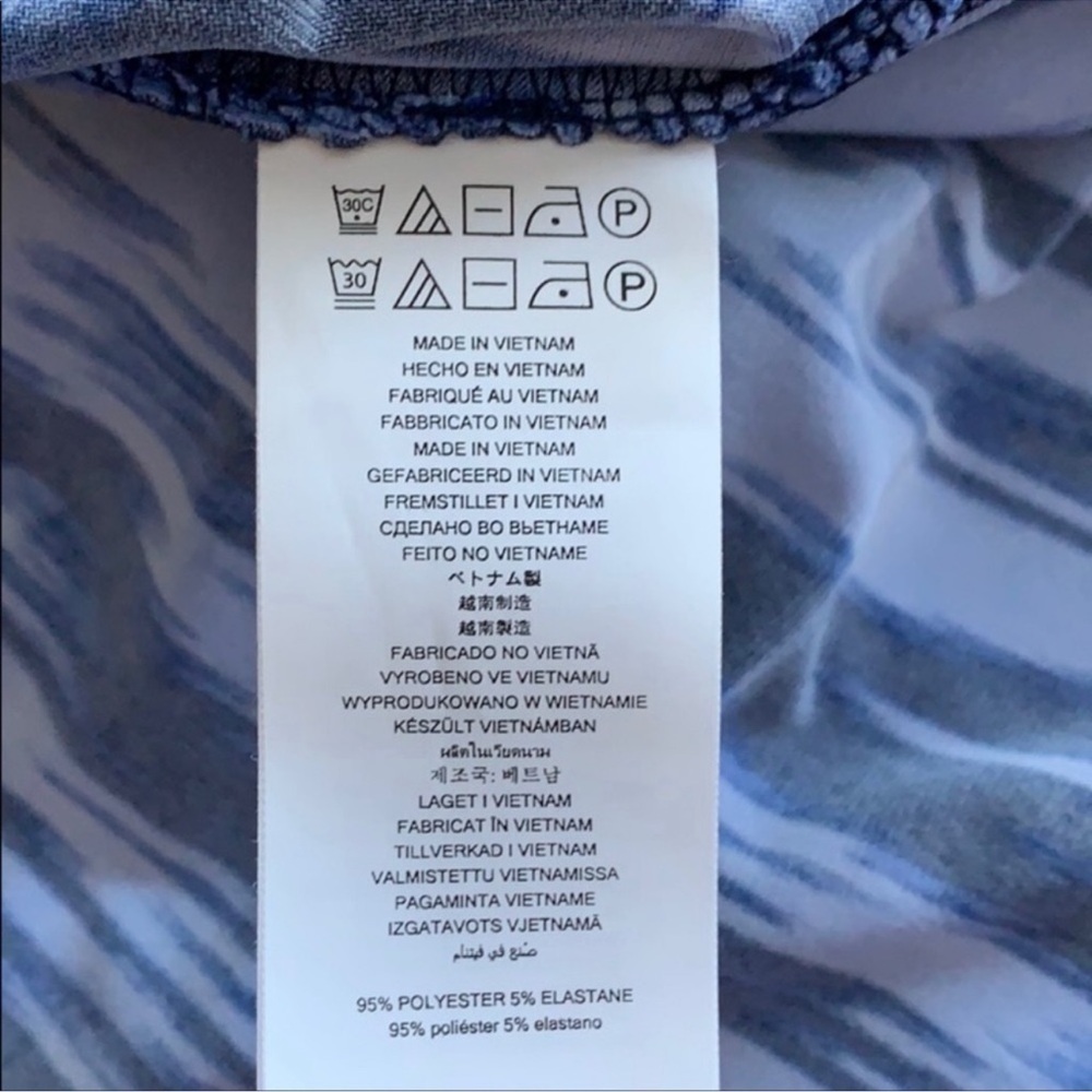Michael Kors Blue and Black Tunic Top final markdown - Picture 5 of 5